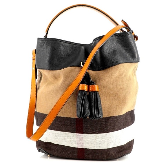 Burberry Authentic Susanna Tassel Hobo Bag - Picture 1 of 7